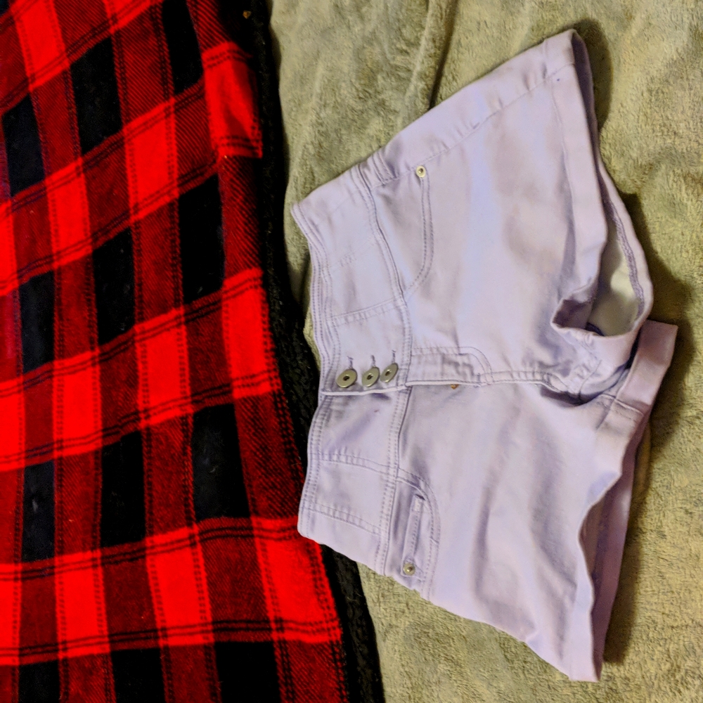 High rise shorts